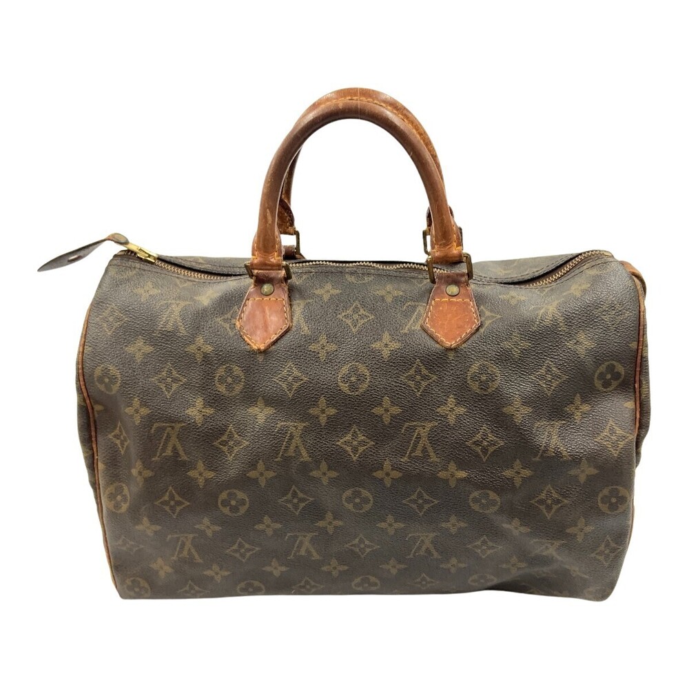 Louis Vuitton Brown Boston Handbag Speedy Monogram Bag Brown